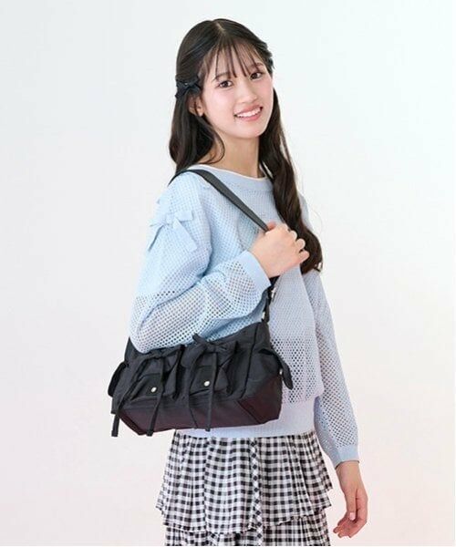 mezzo piano junior / メゾピアノジュニア ニット・セーター | ラメメッシュニット＆半袖Tシャツセット | 詳細4