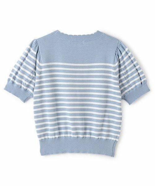 mezzo piano junior / メゾピアノジュニア ニット・セーター | 【ニコ☆プチ掲載】ボーダー＆リボンニット | 詳細4