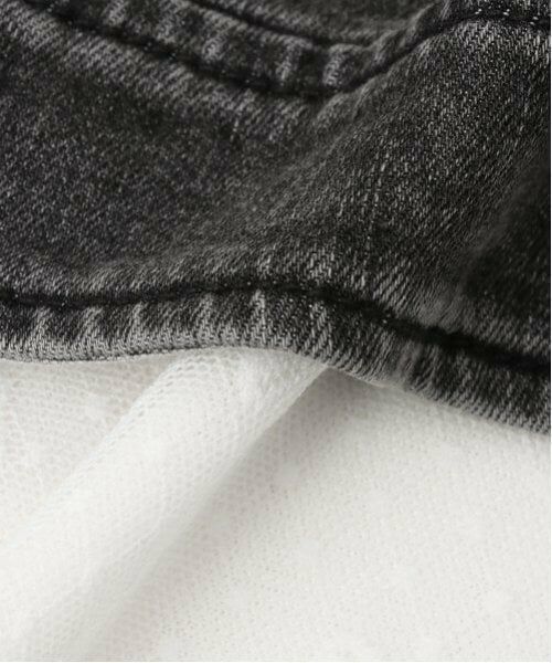 mezzo piano junior / メゾピアノジュニア Tシャツ | 【ニコ☆プチ掲載】デニムビスチェ＆レース半袖Tシャツセット | 詳細7