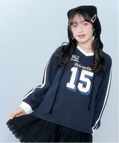 mezzo piano junior / メゾピアノジュニア Tシャツ | ナンバリング長袖Tシャツ