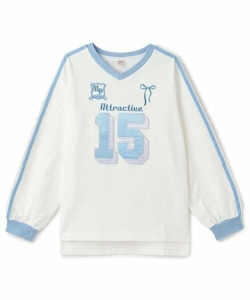 mezzo piano junior / メゾピアノジュニア Tシャツ | ナンバリング長袖Tシャツ | 詳細17