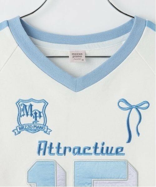 mezzo piano junior / メゾピアノジュニア Tシャツ | ナンバリング長袖Tシャツ | 詳細19