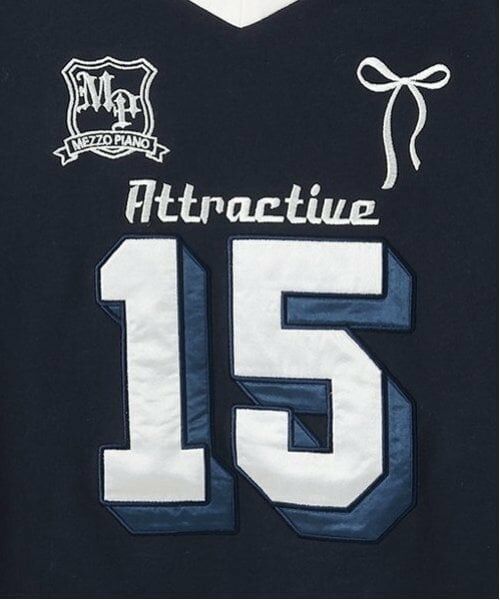 mezzo piano junior / メゾピアノジュニア Tシャツ | ナンバリング長袖Tシャツ | 詳細21