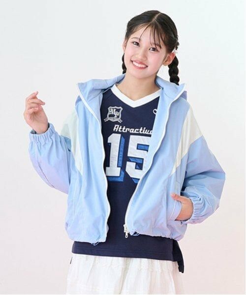 mezzo piano junior / メゾピアノジュニア Tシャツ | ナンバリング長袖Tシャツ | 詳細9