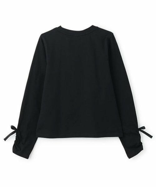 mezzo piano junior / メゾピアノジュニア Tシャツ | 袖ドロスト リボン長袖Tシャツ | 詳細13