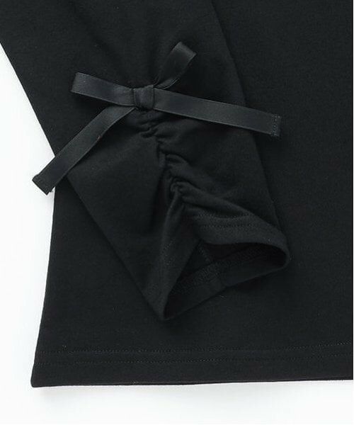 mezzo piano junior / メゾピアノジュニア Tシャツ | 袖ドロスト リボン長袖Tシャツ | 詳細16