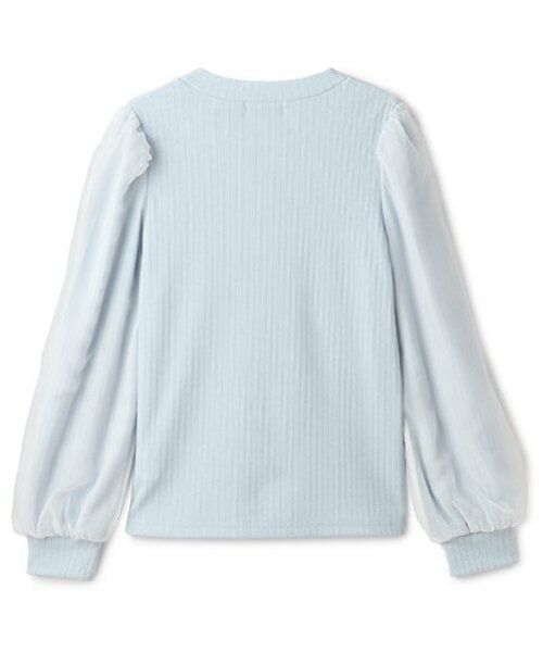 mezzo piano junior / メゾピアノジュニア Tシャツ | 袖シアーネックレスTシャツ | 詳細9