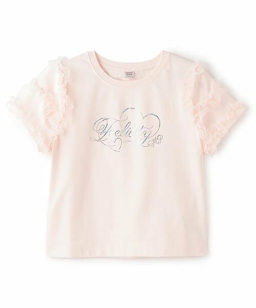 mezzo piano junior / メゾピアノジュニア Tシャツ | 【ニコ☆プチ・Cuugal掲載】袖チュールフリル半袖Tシャツ | 詳細15