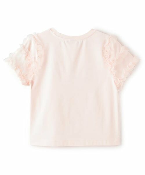 mezzo piano junior / メゾピアノジュニア Tシャツ | 【ニコ☆プチ・Cuugal掲載】袖チュールフリル半袖Tシャツ | 詳細16
