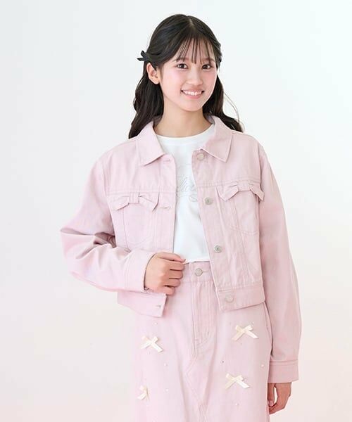 mezzo piano junior / メゾピアノジュニア Tシャツ | 【ニコ☆プチ・Cuugal掲載】袖チュールフリル半袖Tシャツ | 詳細6