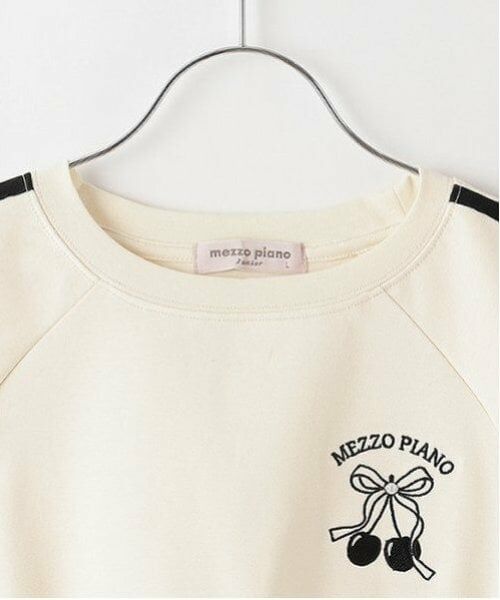 mezzo piano junior / メゾピアノジュニア Tシャツ | サイドラインバルーン袖Tシャツ＆タンクトップセット | 詳細12
