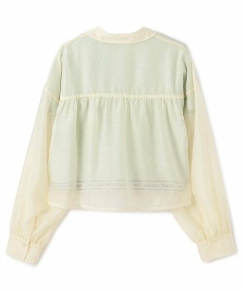 mezzo piano junior / メゾピアノジュニア シャツ・ブラウス | シアーシャツ＆リブTシャツセット | 詳細1
