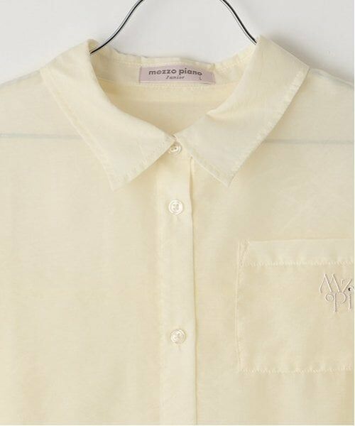 mezzo piano junior / メゾピアノジュニア シャツ・ブラウス | シアーシャツ＆リブTシャツセット | 詳細3