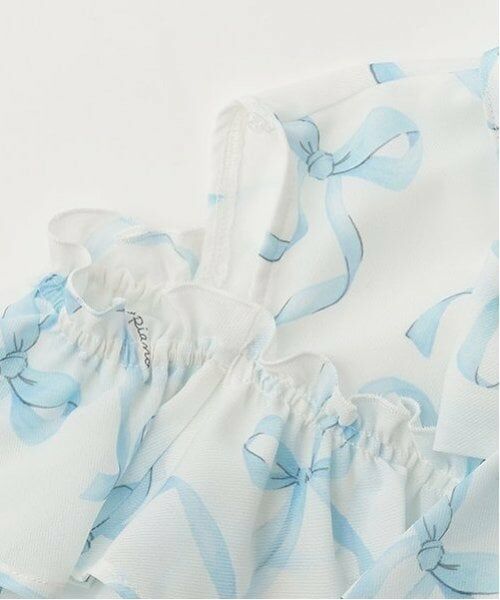 mezzo piano junior / メゾピアノジュニア シャツ・ブラウス | 【ニコ☆プチ・Cuugal掲載】リボン柄ボウタイつきフリルブラウス | 詳細17