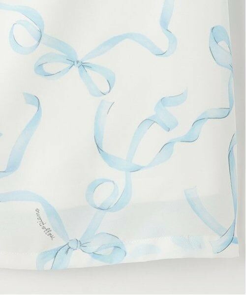 mezzo piano junior / メゾピアノジュニア シャツ・ブラウス | 【ニコ☆プチ・Cuugal掲載】リボン柄ボウタイつきフリルブラウス | 詳細18