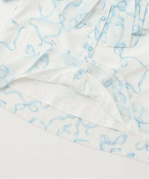 mezzo piano junior / メゾピアノジュニア シャツ・ブラウス | 【ニコ☆プチ・Cuugal掲載】リボン柄ボウタイつきフリルブラウス | 詳細19