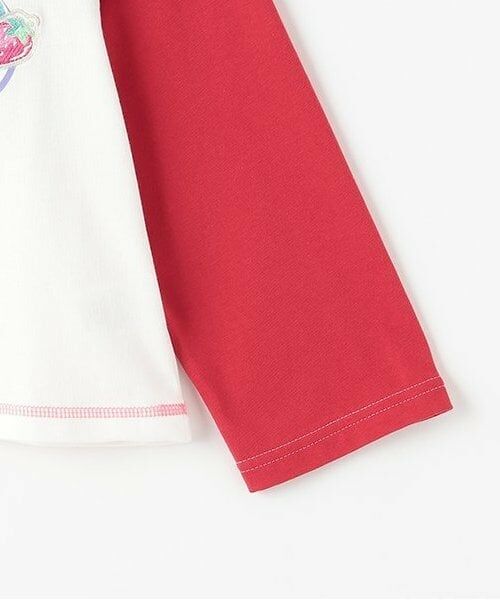 mezzo piano junior / メゾピアノジュニア Tシャツ | 復刻♪ 配色ラグラン7分袖Tシャツ | 詳細4