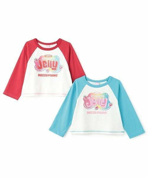 mezzo piano junior / メゾピアノジュニア Tシャツ | 復刻♪ 配色ラグラン7分袖Tシャツ | 詳細7