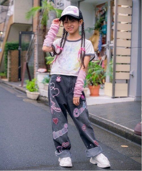 mezzo piano junior / メゾピアノジュニア Tシャツ | 復刻♪ レインボーベリエちゃんリンガーTシャツ | 詳細14