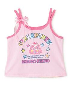 mezzo piano junior / メゾピアノジュニア キャミソール・チューブトップ | 復刻♪ 配色RETRO POPキャミソール