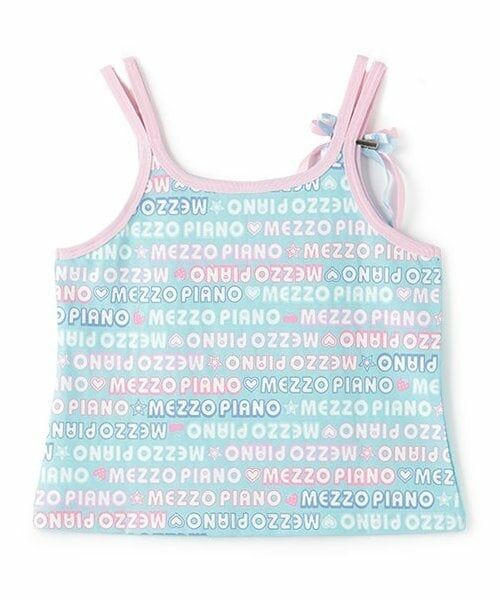 mezzo piano junior / メゾピアノジュニア キャミソール・チューブトップ | 復刻♪ 配色RETRO POPキャミソール | 詳細1