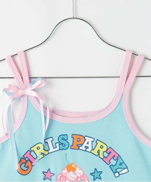 mezzo piano junior / メゾピアノジュニア キャミソール・チューブトップ | 復刻♪ 配色RETRO POPキャミソール | 詳細2