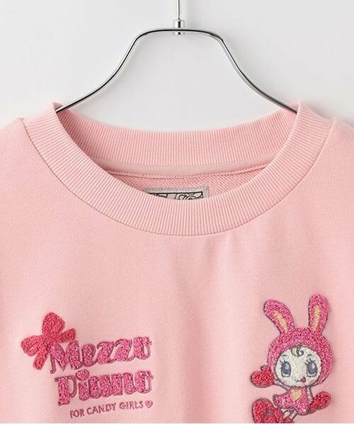 mezzo piano junior / メゾピアノジュニア スウェット | ベリエちゃん サガラ刺しゅうトレーナー | 詳細2