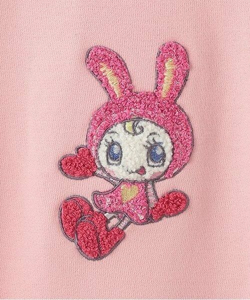 mezzo piano junior / メゾピアノジュニア スウェット | ベリエちゃん サガラ刺しゅうトレーナー | 詳細4