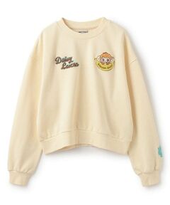 mezzo piano junior / メゾピアノジュニア スウェット | ルッキー サガラ刺しゅうトレーナー