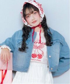 mezzo piano junior / メゾピアノジュニア ブルゾン | リボンフラップデニムジャケット