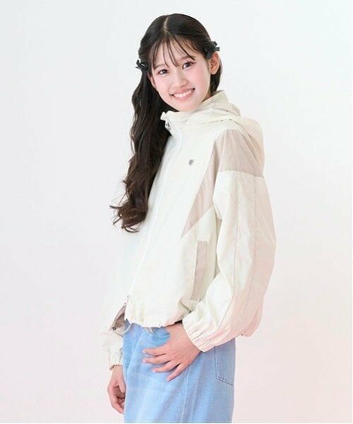 mezzo piano junior / メゾピアノジュニア ブルゾン | 【撥水】切り替えトラックジャケット | 詳細10