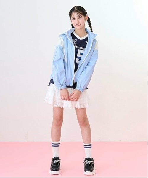 mezzo piano junior / メゾピアノジュニア ブルゾン | 【撥水】切り替えトラックジャケット | 詳細13