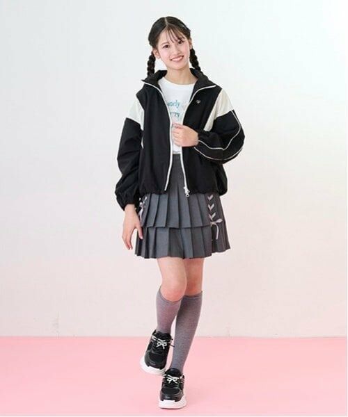 mezzo piano junior / メゾピアノジュニア ブルゾン | 【撥水】切り替えトラックジャケット | 詳細7