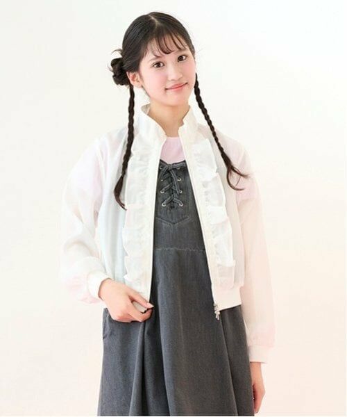 mezzo piano junior / メゾピアノジュニア ブルゾン | シアーブルゾン | 詳細8