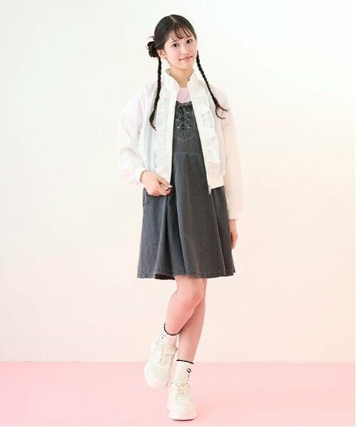 mezzo piano junior / メゾピアノジュニア ブルゾン | シアーブルゾン | 詳細9