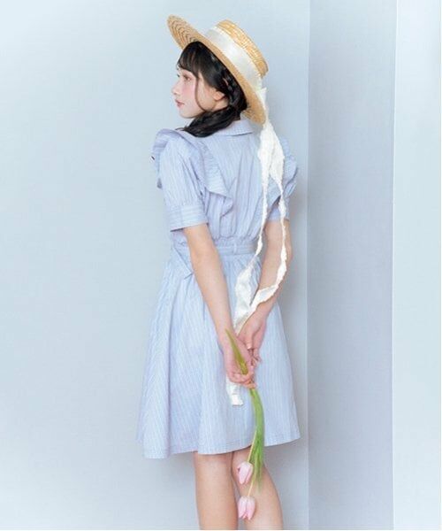 mezzo piano junior / メゾピアノジュニア ミニ丈・ひざ丈ワンピース | 【ニコ☆プチ掲載】ハーフジップフリルワンピース | 詳細1