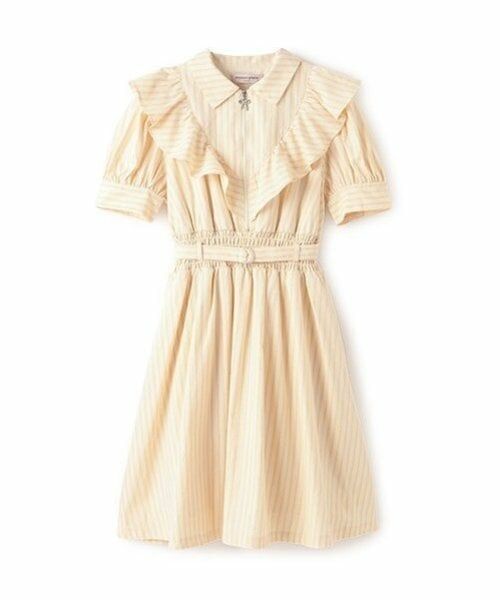 mezzo piano junior / メゾピアノジュニア ミニ丈・ひざ丈ワンピース | 【ニコ☆プチ掲載】ハーフジップフリルワンピース | 詳細10