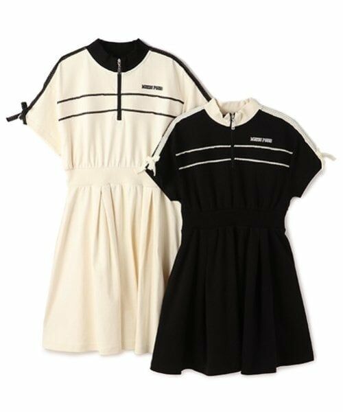 mezzo piano junior / メゾピアノジュニア ミニ丈・ひざ丈ワンピース | トラックワンピース | 詳細9