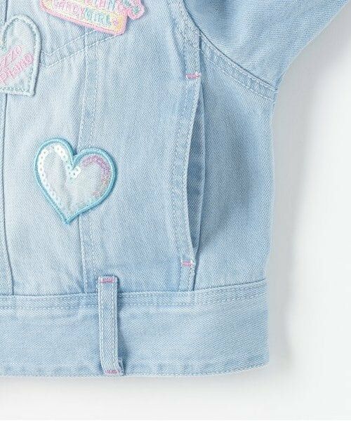 mezzo piano junior / メゾピアノジュニア ブルゾン | 復刻♪ ハートいっぱいデニムジャケット | 詳細5