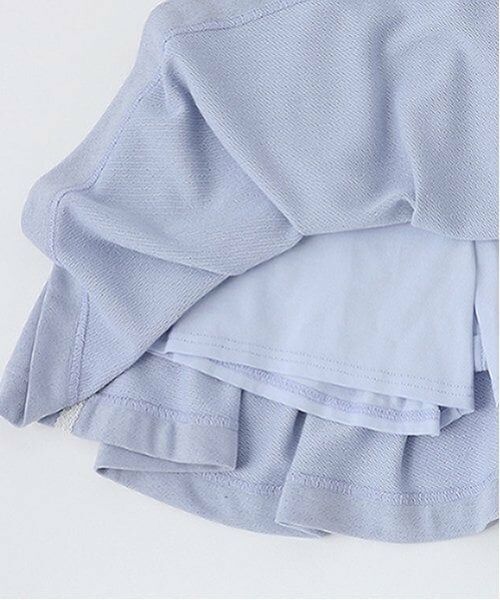 mezzo piano junior / メゾピアノジュニア パーカー | 【ニコ☆プチ掲載】ラメミニ裏毛ジップパーカ＆フレアスカパンセットアップ | 詳細12