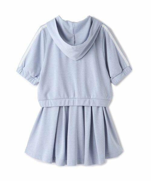 mezzo piano junior / メゾピアノジュニア パーカー | 【ニコ☆プチ掲載】ラメミニ裏毛ジップパーカ＆フレアスカパンセットアップ | 詳細2