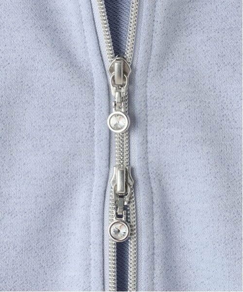 mezzo piano junior / メゾピアノジュニア パーカー | 【ニコ☆プチ掲載】ラメミニ裏毛ジップパーカ＆フレアスカパンセットアップ | 詳細5