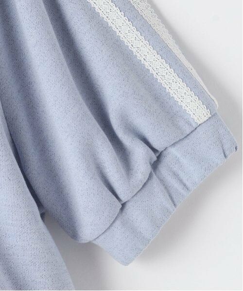 mezzo piano junior / メゾピアノジュニア パーカー | 【ニコ☆プチ掲載】ラメミニ裏毛ジップパーカ＆フレアスカパンセットアップ | 詳細6