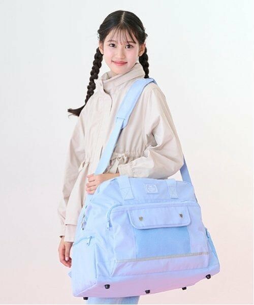 mezzo piano junior / メゾピアノジュニア ボストンバッグ | 【Cuugal掲載】トラベルポーチつき3WAYボストンバッグ | 詳細1