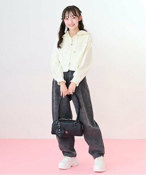 mezzo piano junior / メゾピアノジュニア ハンドバッグ | 【ニコ☆プチ・Cuugal掲載】ハートチャームつきロングハンドルバッグ | 詳細12