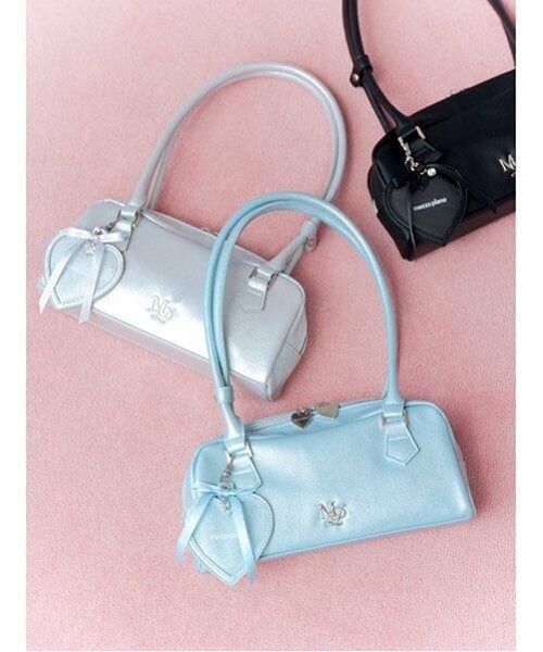 mezzo piano junior / メゾピアノジュニア ハンドバッグ | 【ニコ☆プチ・Cuugal掲載】ハートチャームつきロングハンドルバッグ | 詳細16