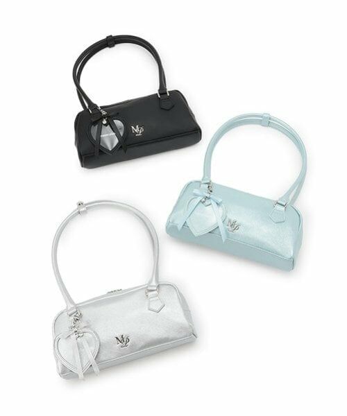 mezzo piano junior / メゾピアノジュニア ハンドバッグ | 【ニコ☆プチ・Cuugal掲載】ハートチャームつきロングハンドルバッグ | 詳細17