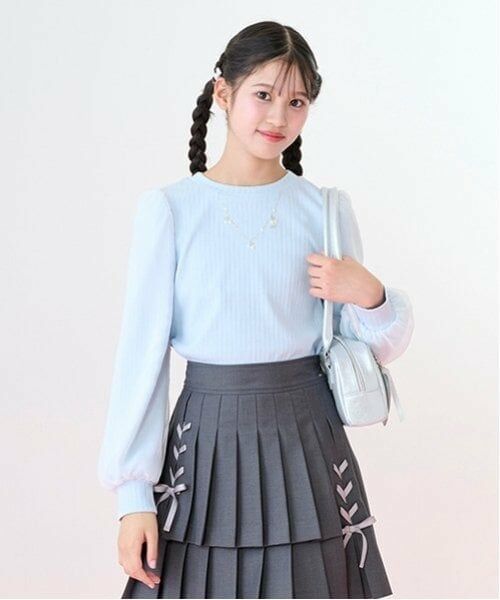 mezzo piano junior / メゾピアノジュニア ハンドバッグ | 【ニコ☆プチ・Cuugal掲載】ハートチャームつきロングハンドルバッグ | 詳細2