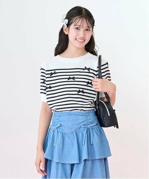 mezzo piano junior / メゾピアノジュニア ハンドバッグ | 【ニコ☆プチ・Cuugal掲載】ハートチャームつきロングハンドルバッグ | 詳細5