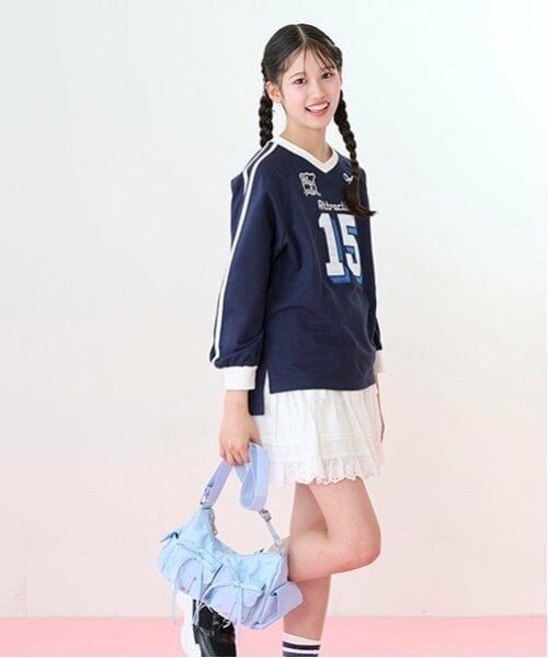 mezzo piano junior / メゾピアノジュニア ショルダーバッグ | リボンフラップショルダーバッグ | 詳細1